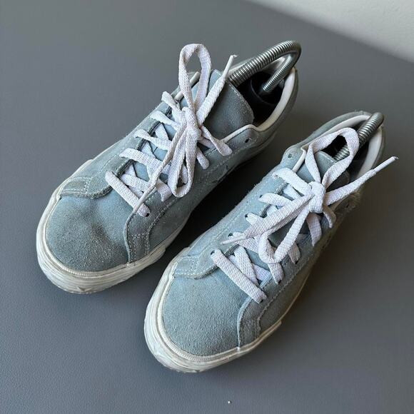 Rare Vintage 90s Blue Platform Chunky Converse One Star - Picture 3 of 8